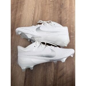 Nike Vapor Edge Pro 360 White Silver Football Cleats DA5457-100 Mens 13